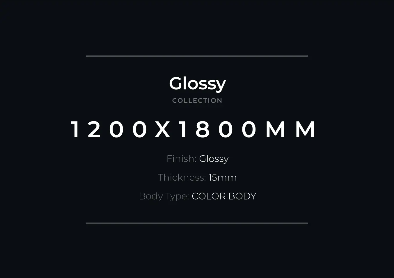 Multi-size tile collection brochure with divider pages