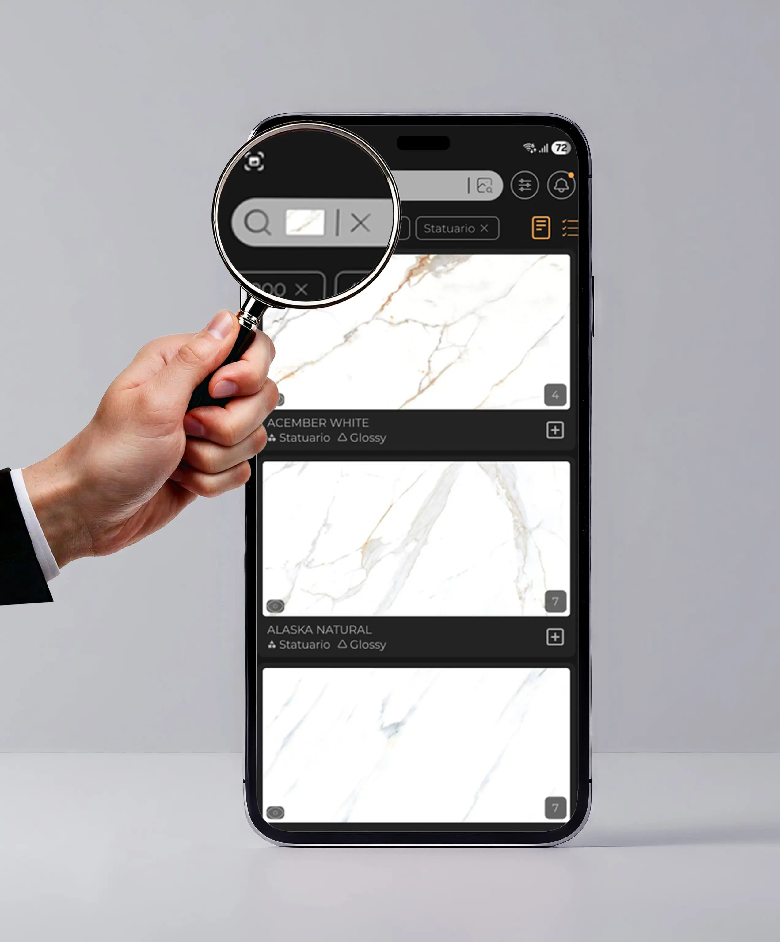 AI powered similar image search for matching tile designs