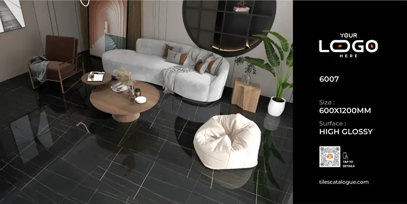 Custom panel print layout for tile exhibitions and showroom displays