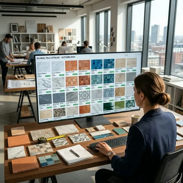 Tiles management and digital organization tool